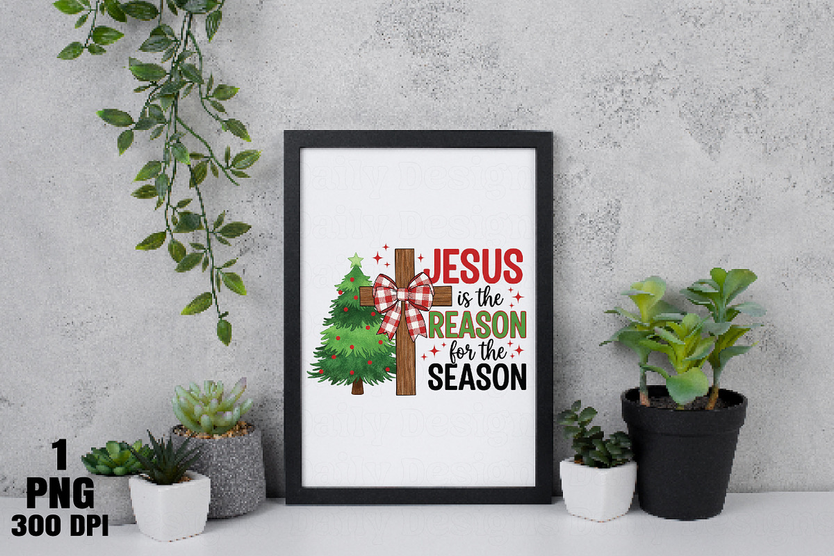 Jesus Is The Reason For A Season png, an Illustration by Daily.Designs (Photo 5 of 5)