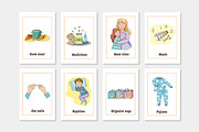 Printable Chore Clip Art Cards, a Card Template by svetodesign (Thumbnail 5 of 9)