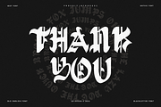 Black Guando - Old English Font, a Blackletter Font by QR Design Studio (Thumbnail 6 of 6)