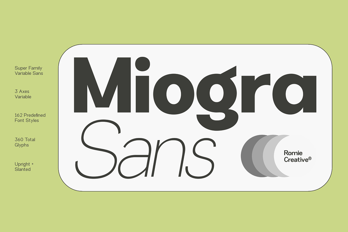 Miogra Sans, a Sans Serif Font by Romiecreative (Photo 4 of 14)