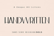 Handwritten, a Sans Serif Font by MaxArt Foundry (Thumbnail 1 of 3)