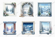 Christmas Winter View Window Frames, a Graphic by designcity5 (Thumbnail 2 of 5)
