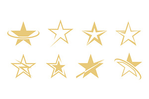 Creative star clip art set, an Object Illustration by Tati_Kli