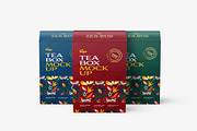 Tea Box Packaging Mockup Set, a Cups & Container Mockup by Deeplab (Thumbnail 13 of 22)
