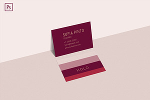 Holo Business Card, Photoshop