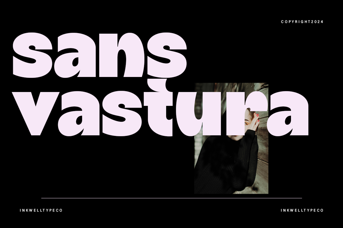 sans vastura | playful curves, a Sans Serif Font by InkwellTypeCo (Photo 1 of 10)
