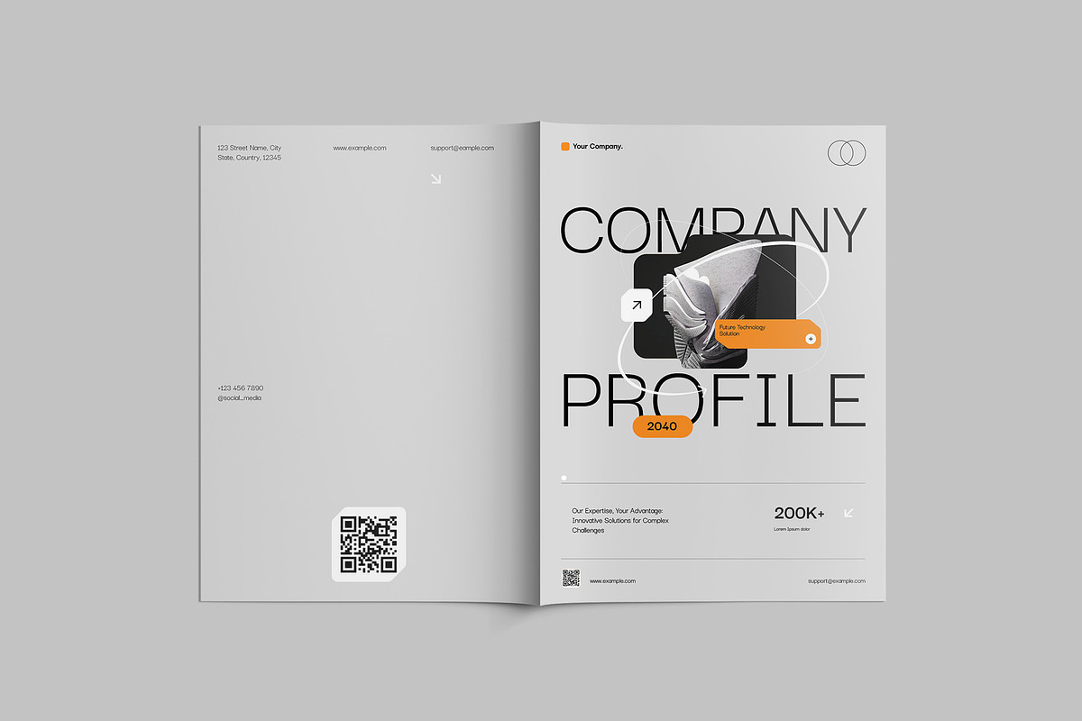 Minimalist Company Profile preview 3