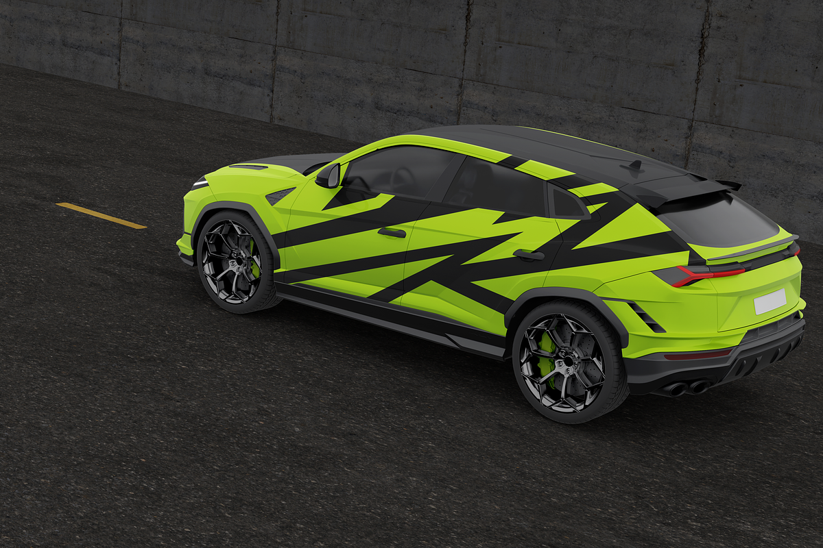 Lamborghini Urus Car Mockup, an Advertising Mockup by Mockupdaddy (Photo 4 of 8)
