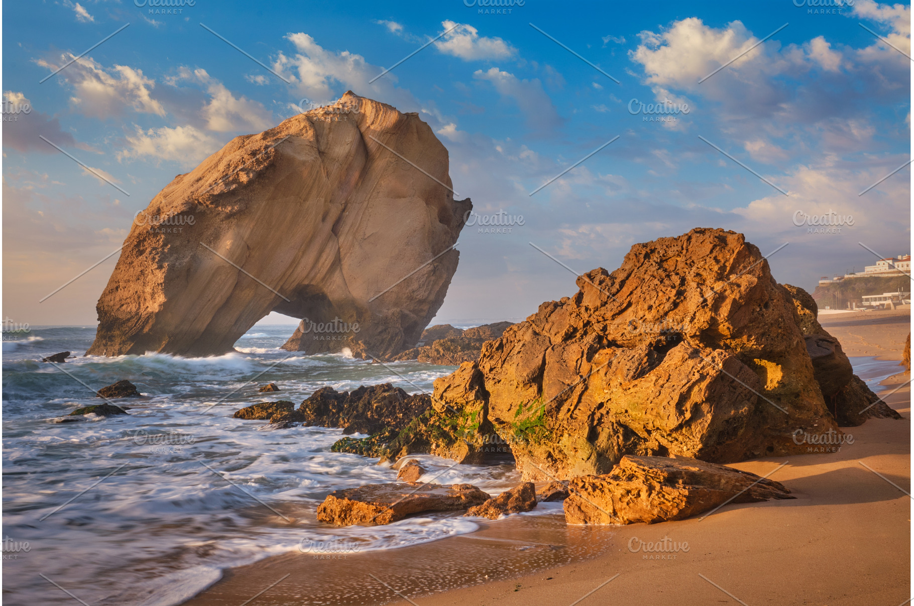 Penedo do Guincho boulder rock at, a Nature Photo by f9photos