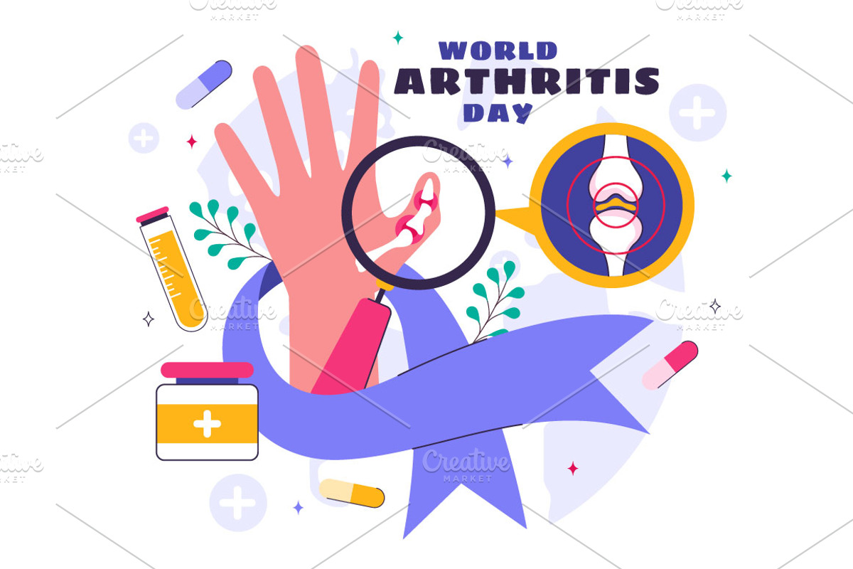 11 World Arthritis Day Illustration, a Healthcare Illustration by denayunebgt (Photo 4 of 5)