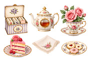 Vintage Tea Collection, an Object Illustration by Iryna Denysova (Thumbnail 6 of 7)