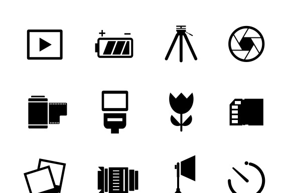 Photography Icon Set