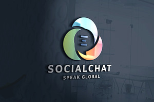 Social Chat Pro Logo