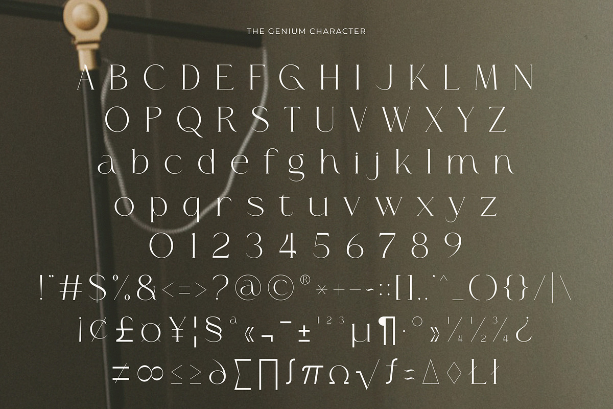 The Genium - Elegant Classic Serif, a Serif Font by GridlineType (Photo 9 of 10)