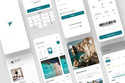 Fly Wing - Travel App UI Kit, an UI Kit Template by iDoodle Studio (Thumbnail 3 of 4)