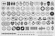 Y2K VECTOR SHAPES COLLECTION, a Pattern Graphic by craftlove (Thumbnail 8 of 14)