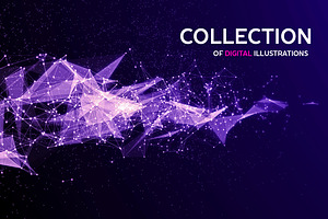 Abstract space backgrounds