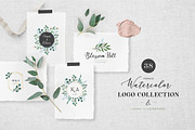Watercolor Logo Collection, a Branding & Logo Template by Marish (Thumbnail 1 of 7)