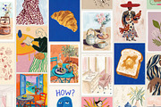 CONTEMPORARY ART PRINTS - 140 Bundle, a Background Graphic by Tomasz Ganclerz (Thumbnail 8 of 12)