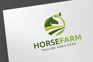Horse Farm Logo Template