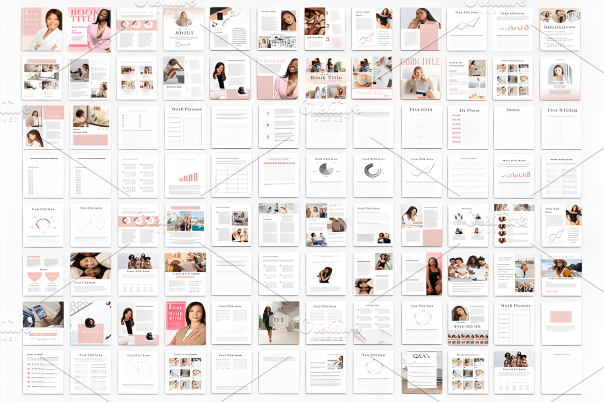 100 Ebook Template Bundle, a Social Media Template by Ink Gallery (Photo 9 of 10)
