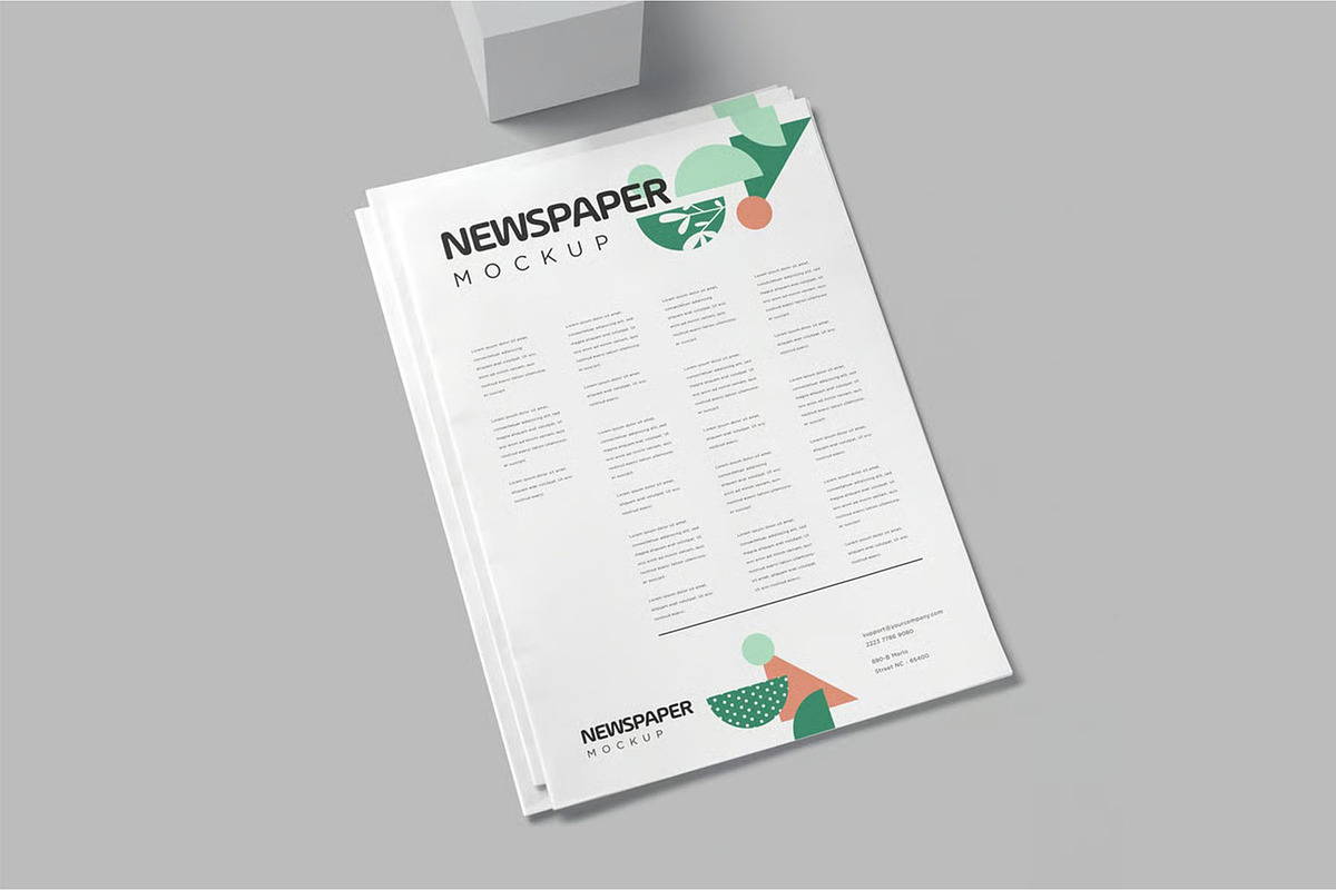 Newspaper Advert Mockups, an Advertising Mockup by megostudi0 (Photo 2 of 8)