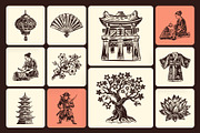 Vintage Japan Art Illustration, a Decorative Illustration by Creative Stall (Thumbnail 6 of 10)