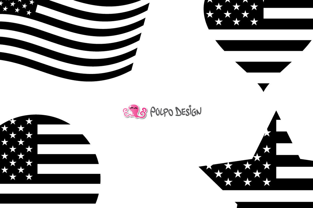 American flag SVG, an Object Graphic by PolpoDesign (Photo 5 of 5)