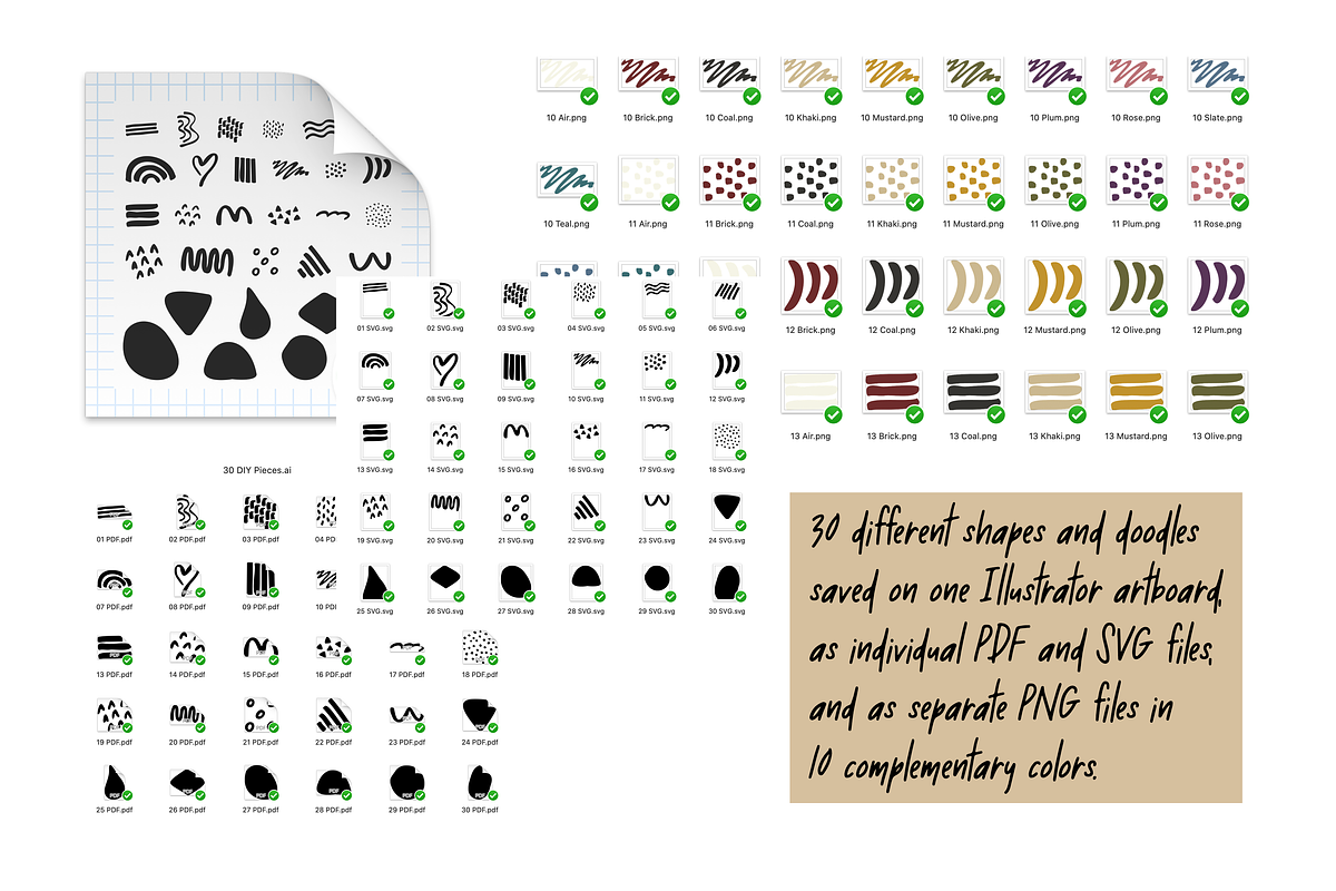Create Your Own Art Digital Kit, a Texture Illustration by Mix Fonts (Photo 2 of 4)
