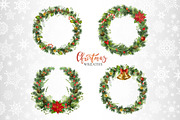 Christmas decorative elements., a Decorative Illustration by VetaDesign (Thumbnail 5 of 11)