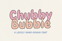 Chubby Bubbie - Bubble Display Font