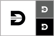 Letter D Logo Icon with Arrow, a Branding & Logo Template by quadrazo (Thumbnail 2 of 2)