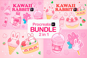 Procreate Brushes Bundle Rabbits