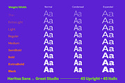 Haritsa Sans - 54 Fonts + Variable, a Sans Serif Font by Mulkan Nazir (Thumbnail 16 of 16)