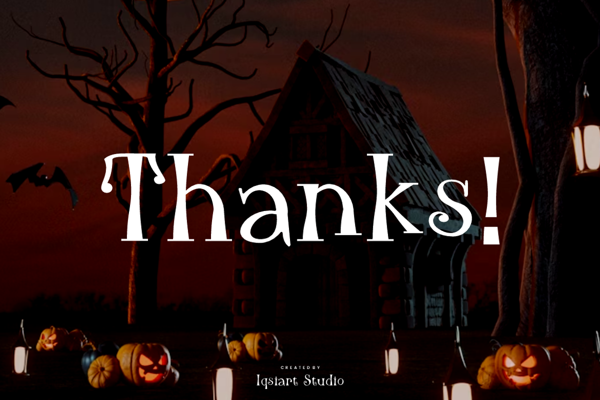 Remond Casper - Magic Halloween Font, a Serif Font by Iqsiart Studio (Photo 6 of 7)