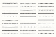 Line Doodle Brushes. Hand Borders., an Illustration by Krolja (Thumbnail 2 of 4)