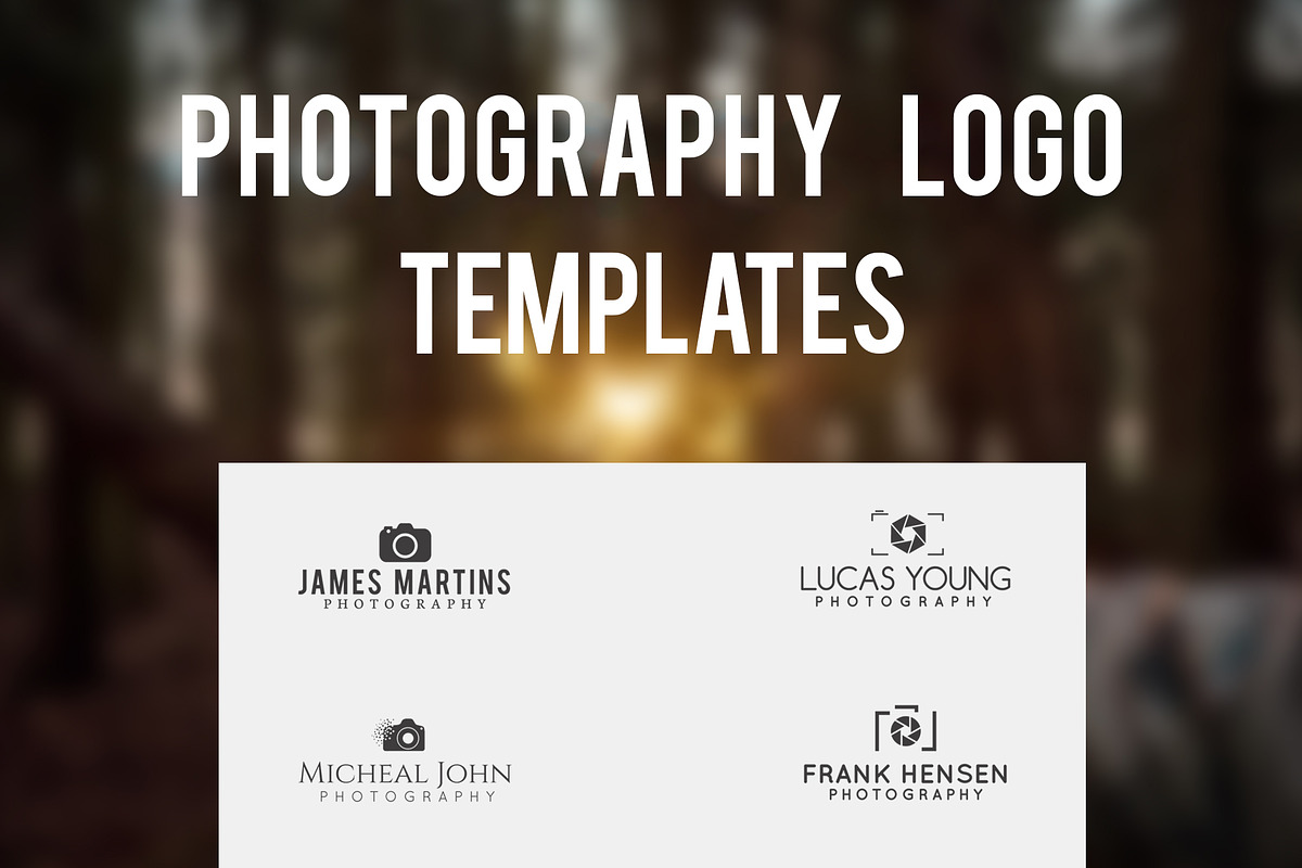 10 Photography Logo Templates, a Branding & Logo Template by Pulp Creative Studios (Photo 1 of 6)