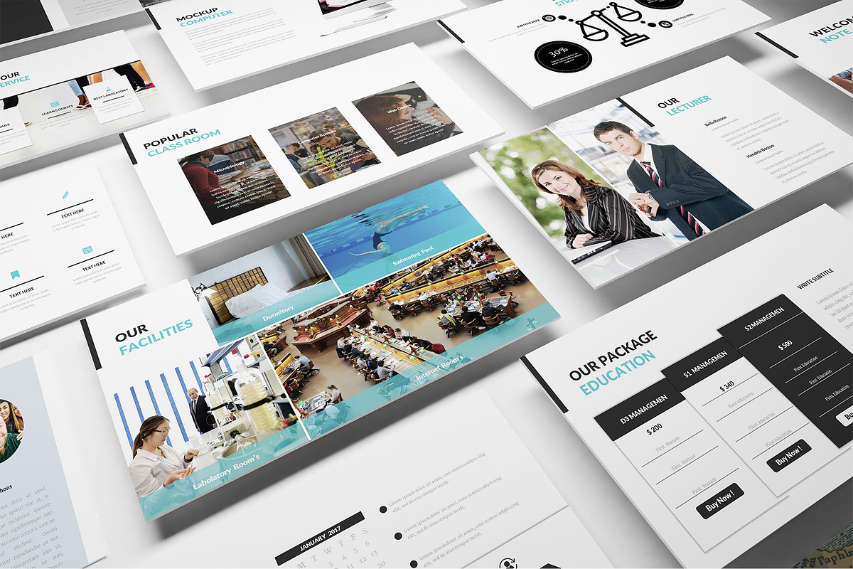 University & Education Powerpoint, a Presentation Template by Incools Stokie (Photo 2 of 10)