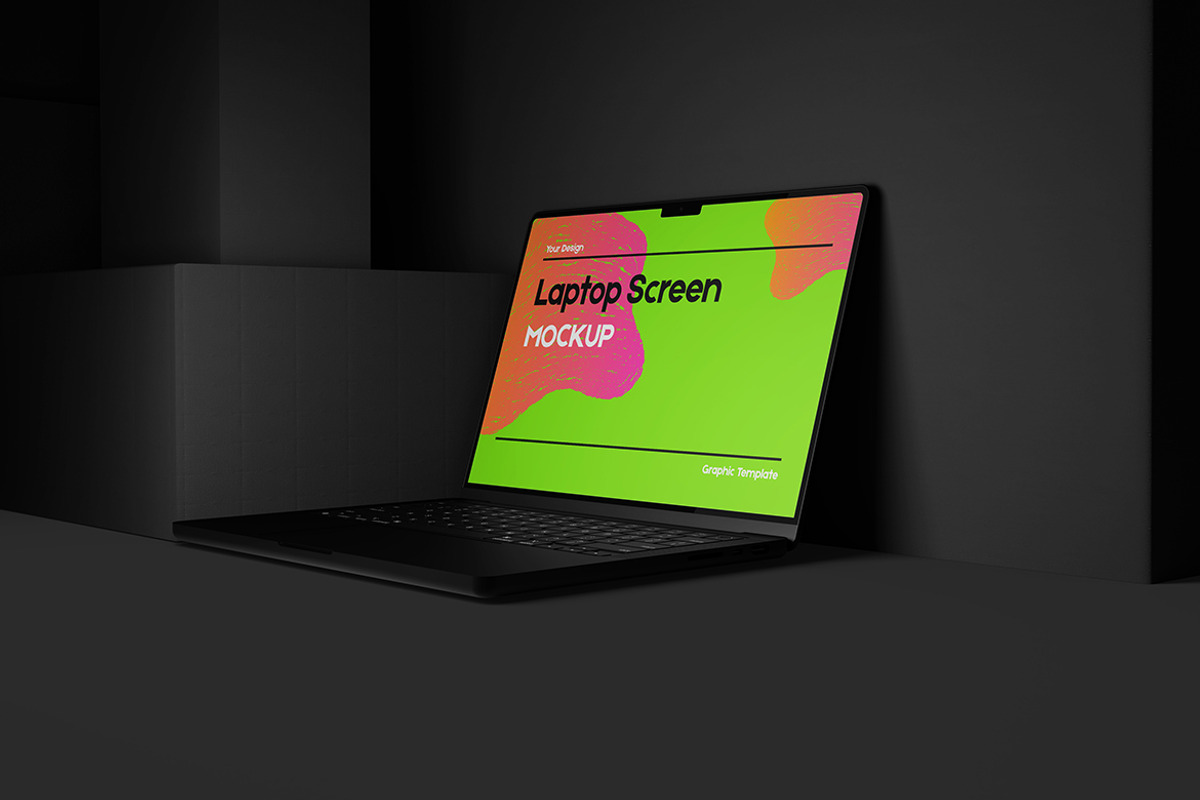 Laptop Screen Mockup, a Device Mockup by seulangagraphic (Photo 4 of 5)