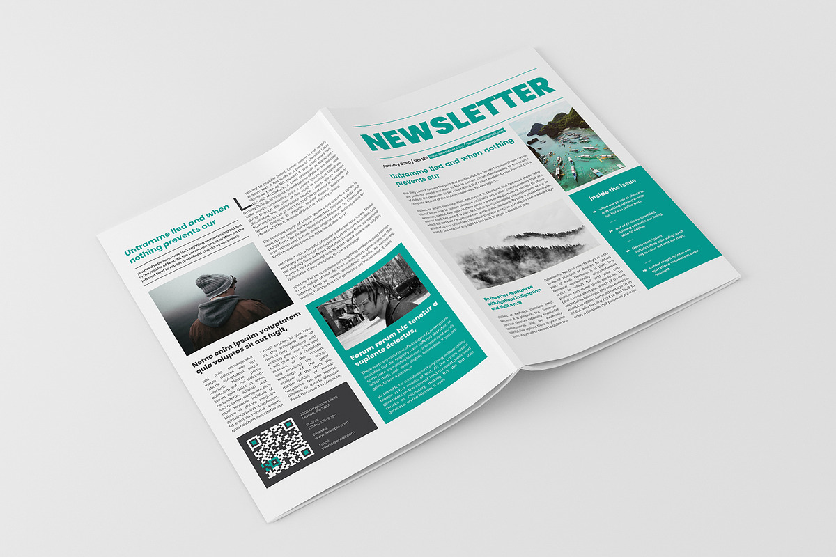 Multipurpose Newsletter, a Stationery Template by Runner Design (Photo 9 of 10)