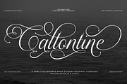 Callontine Script Pro, a Script Font by IM Studio (Thumbnail 1 of 13)