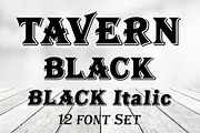 Tavern Black, a Font by FontMesa (Thumbnail 1 of 6)