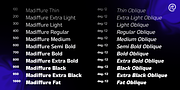 Madiffure Font Family, a Sans Serif Font by Ridtype Foundry (Thumbnail 3 of 12)