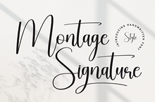 Montage Signature | Script Font
