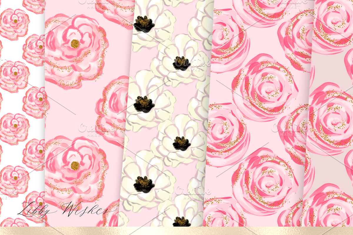 Travel Wanderlust Seamless patterns, a Pattern Graphic by Libby Wishes (Photo 4 of 5)
