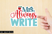 Teacher Quotes Sticker SVG Bundle, a Graphic by crative8112 (Thumbnail 9 of 12)