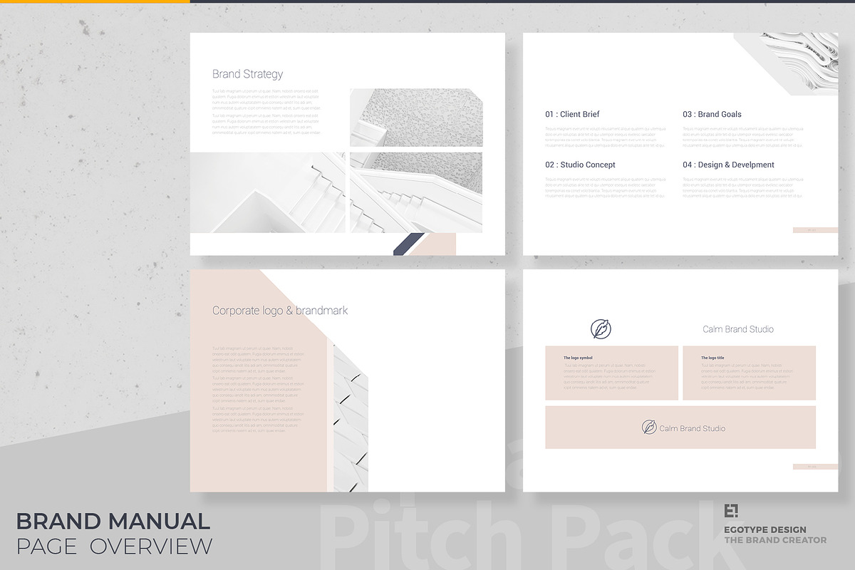 Calm Brand Guidelines, a Brochure Template by Egotype (Photo 23 of 35)