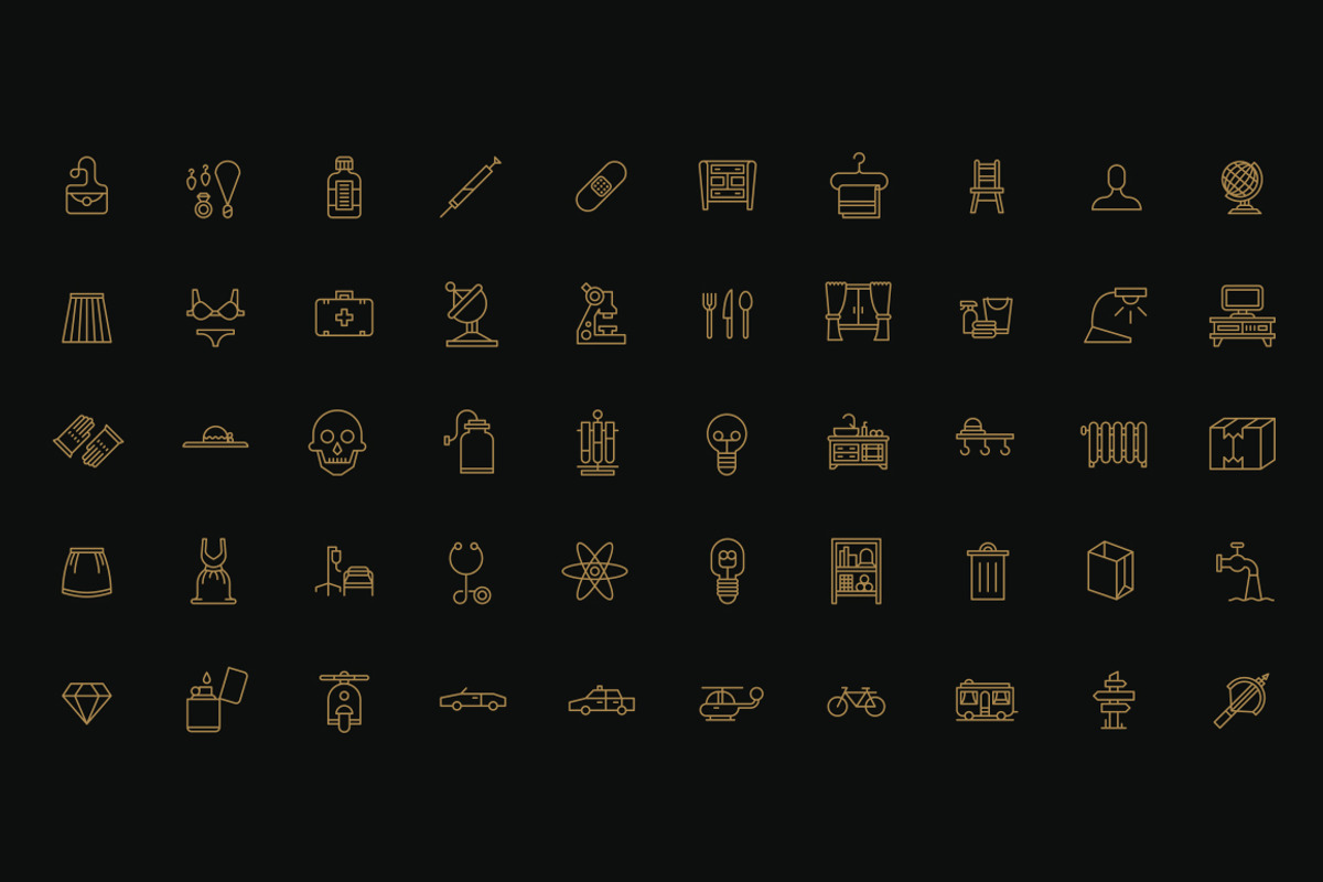 Monicons 1 - 100 icons, an Outline Icon by timboelaars (Photo 3 of 3)