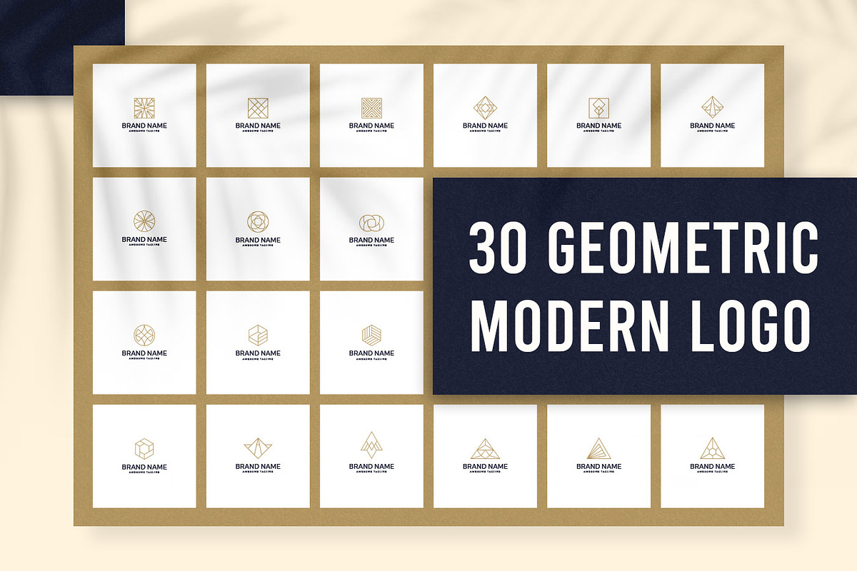 30 Modern Logo Collections, a Branding & Logo Template by Rukuru Studio (Photo 1 of 6)