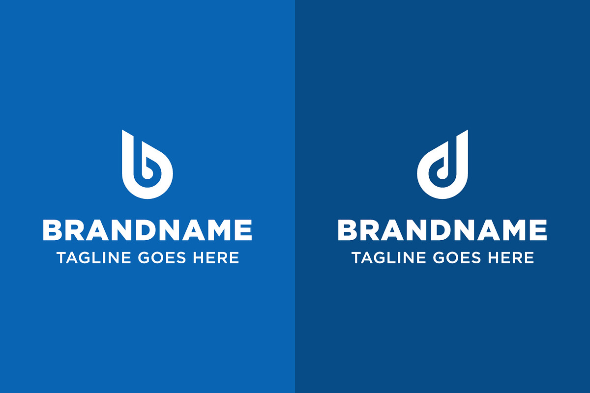 Letter D or B Drop Logo, a Branding & Logo Template by Pray Art Design Studio (Photo 2 of 2)